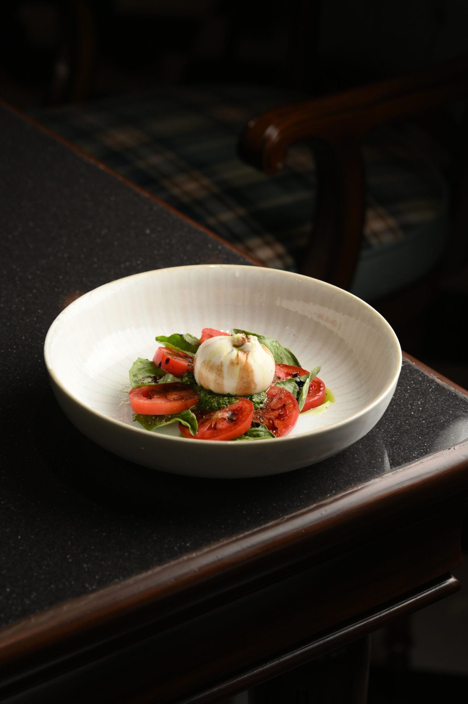burrata caprese salad